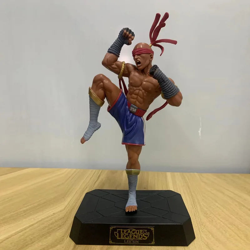 20 см Supremacy Fist Lee Sin Екшън фигурки Игра League of Legends Фигура Слепият монах Колекционерски фигурки Статуя Играчки Подарък