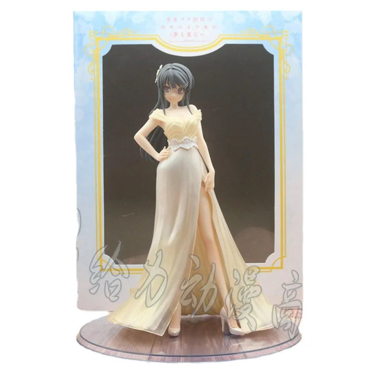 Sakurajima Mai Wedding Anime Figure Bunny Girl Senpai Dream Model Collectible