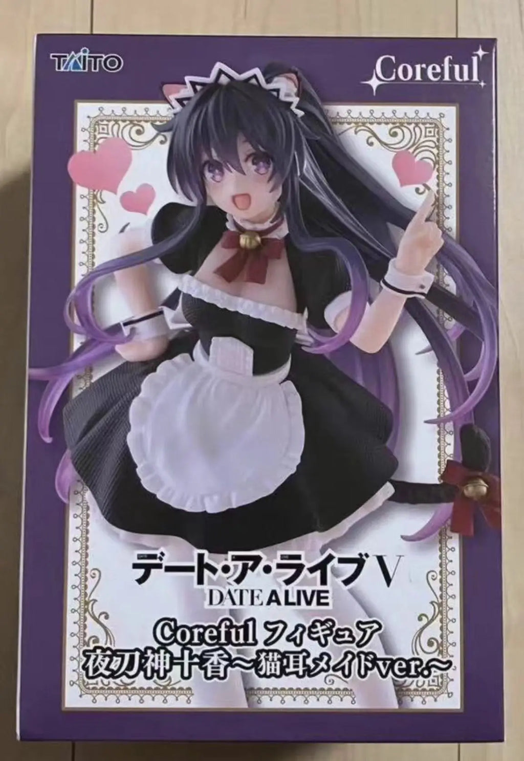 -In Stock Original TAiTO DATE A LIVE Yatogami Tohka Cat Ear Maid 18cm Anime Figure Toys Doll Statue