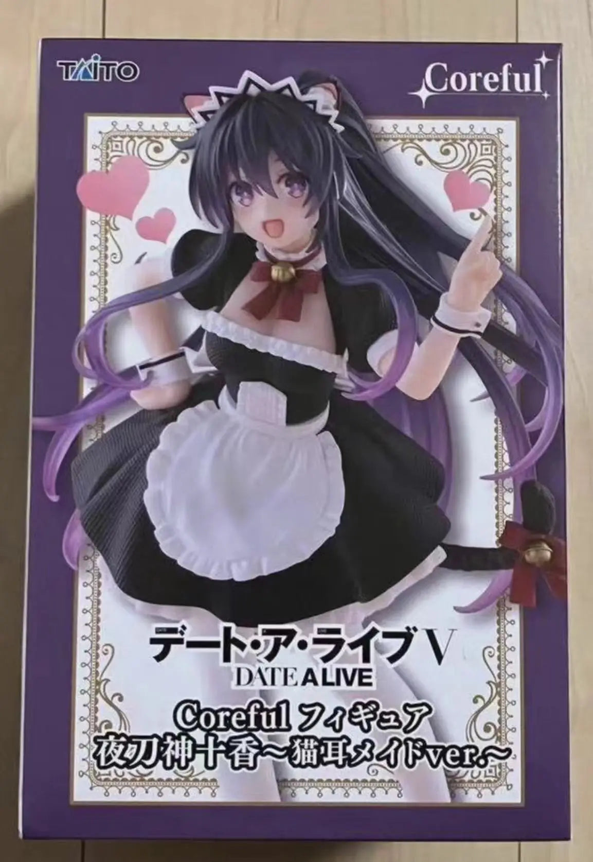 -In Stock Original TAiTO DATE A LIVE Yatogami Tohka Cat Ear Maid 18cm Anime Figure Toys Doll Statue