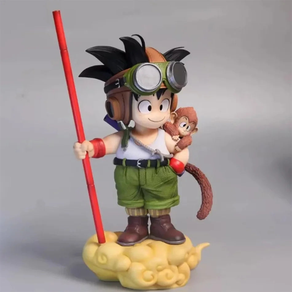 Neue 16 cm Anime Son Goku Figur mit Monkey Kid Goku Actionfigur PVC Statue Sammlung Modell Spielzeug Geschenke