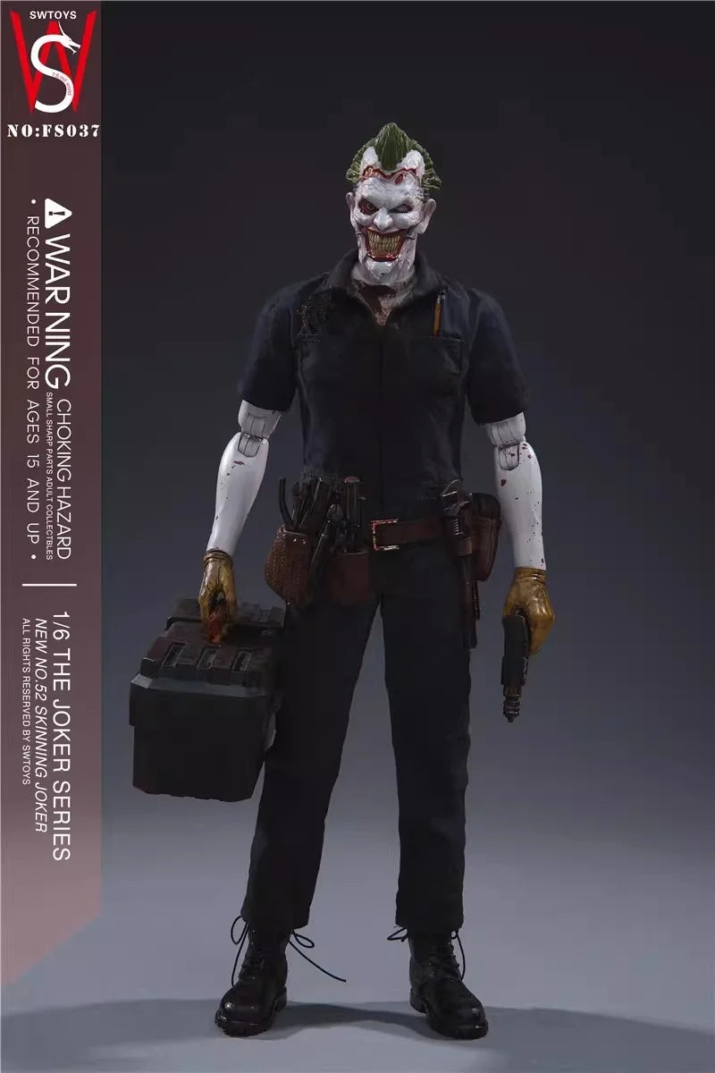 In Stock SWTOYS FS037 1/6 Scale Male Soldier Horror Clown Full Set Collectible 12in Action Figure Model Toys For Fans Collection