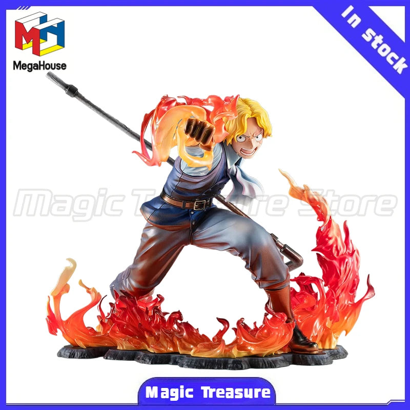 【MT】Original MegaHouse POP Limited Edition ONE PIECE Sabo Fire Fist Inheritance Figure Toy Collection Ornament