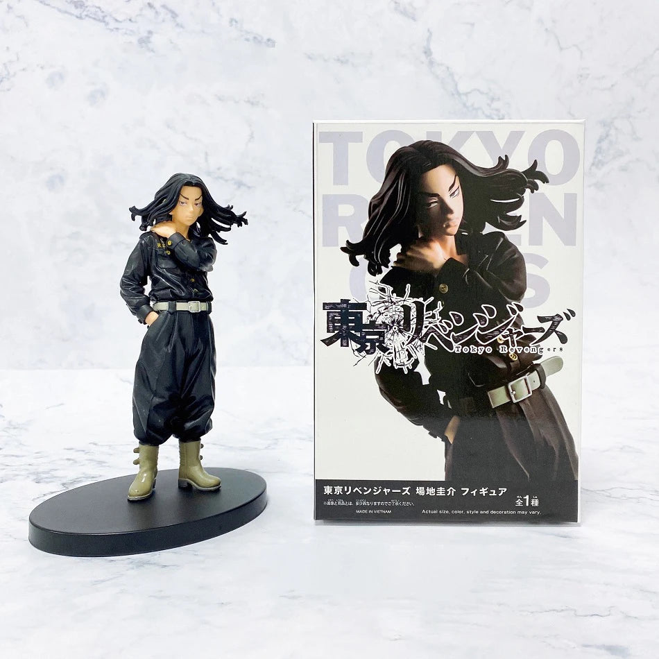 18cm 5pcs Tokyo Avengers Animation Peripheral Hanagaki Martial Arts Venue Keisuke Hanma Shuji Lin Ryohei Figure Christmas Gift