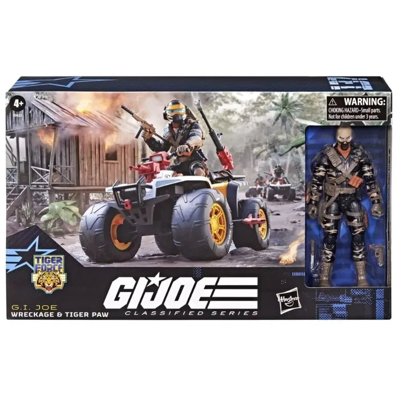 New Original G.I. Joe GI Joe Classified Series 137 Tiger Force Wreckage Tiger Paw ATV Action Figure Model Toy Collection