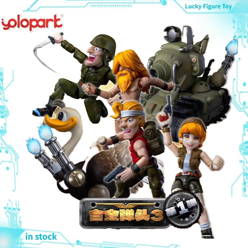 【In Stock】YOLOPARK AMK MINI PRO Q Version Metal Slug 3 Volume 1 Figure Model Toy
