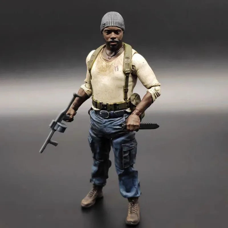 Genuine Bulk 5 Inch Action Figure Rick Grimes Morgan Jones Andrea Pvc Anime Model Collectible Toy