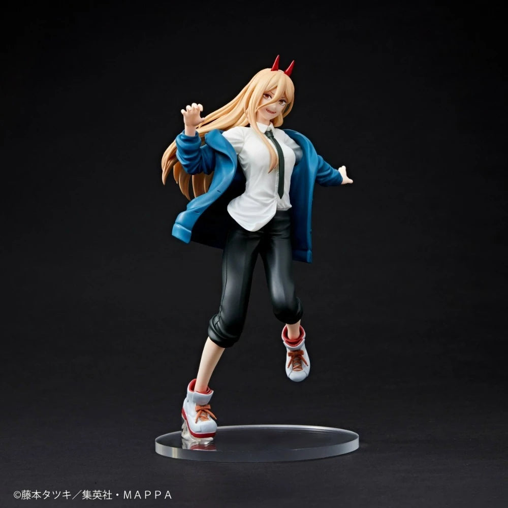 In Stock Taito Original Genuine Anime Girl Chainsaw Man Power Blood Demon 18cm Collections Model Toys Figure Birthday Gift