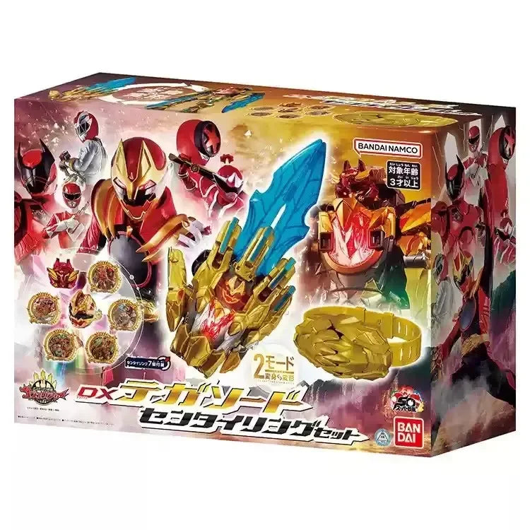 In Stock DX No.1 Sentai Gozyuger Double-Handed Sword Swear Action Figure Set with Dragon Emperor Final Robot Fusion Toy for Kids