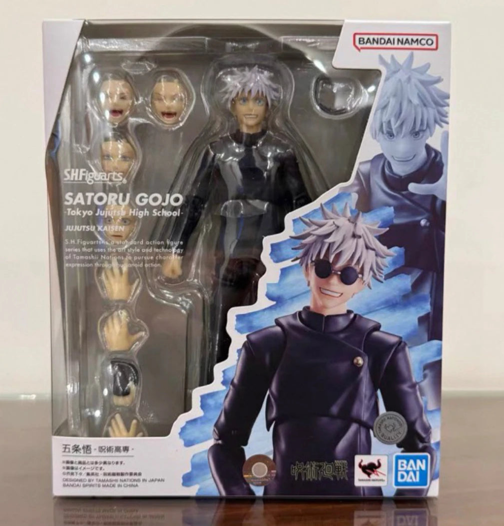 100% Original SHFiguarts Jujutsu Kaisen Action Figures Set - Aoi Satoru Gojo Itadori Yuji Fushiguro Megumi Ryomen Sukuna