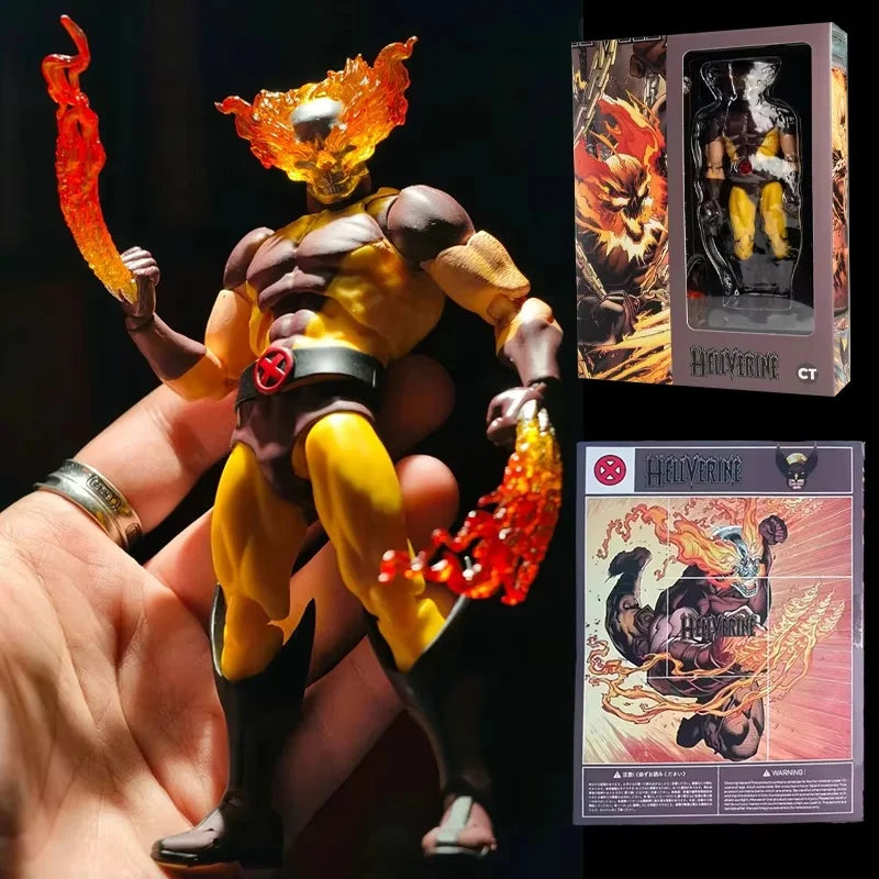 In Stock Ct Toys Hellverine Figure Wolverine Mafex 096 138 X-Men Anime Action Figure Figurine Statue Model Collection Toys Gift