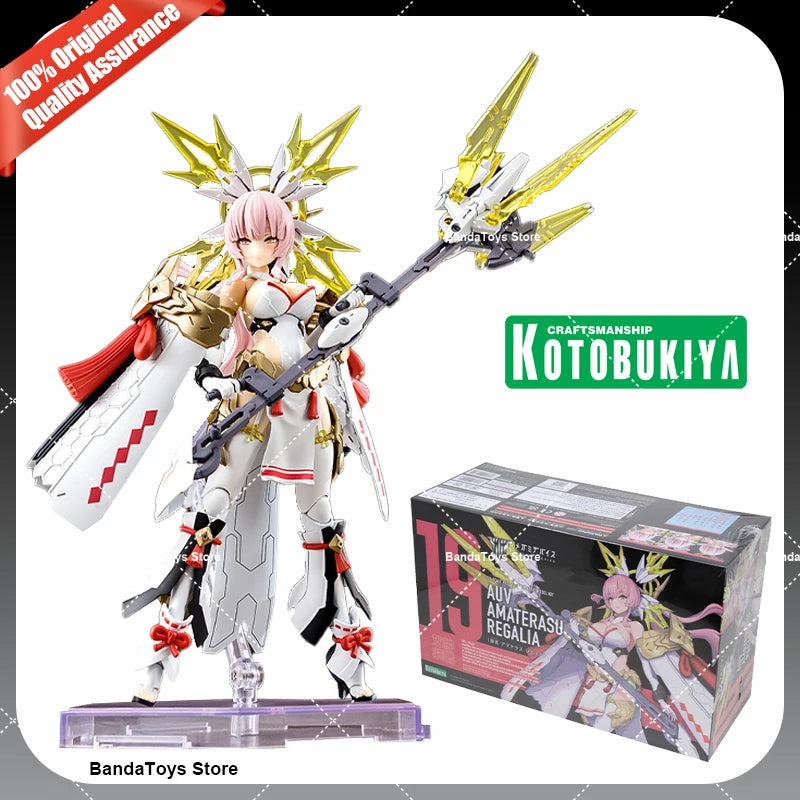 In stock 100% original Kotobukiya KP698 Megami Device Emperor Shrine AUV Amaterasu Regalia Anime Action Collection Figures Model