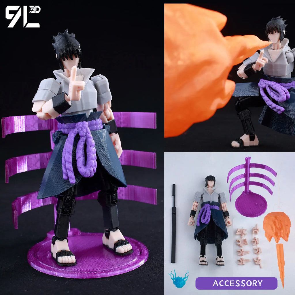 9L 3D Printed Roronoa Zoro One Piece Lucky Dummy 13 Movable Shapeshift Action Figures Mannequin Toys for Anime Lovers