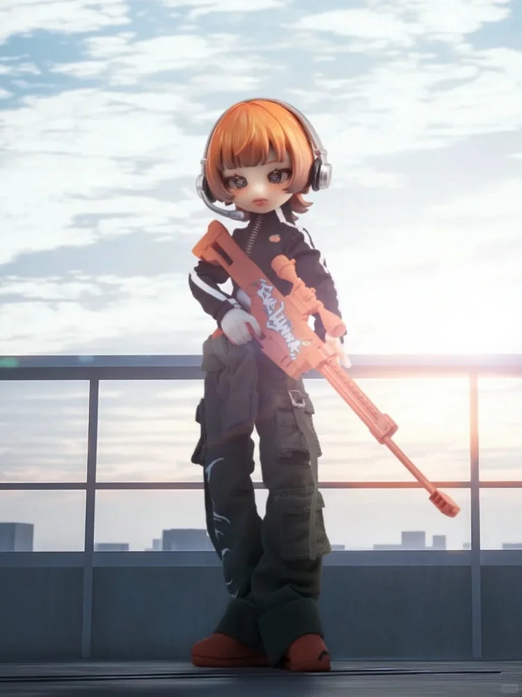 Eve Lynna Mjd Blind Box Doppelseitige Killer Serie Desktop Gelenk Action Figur Bewegliche Gelenke Ball Desktop Dekoration