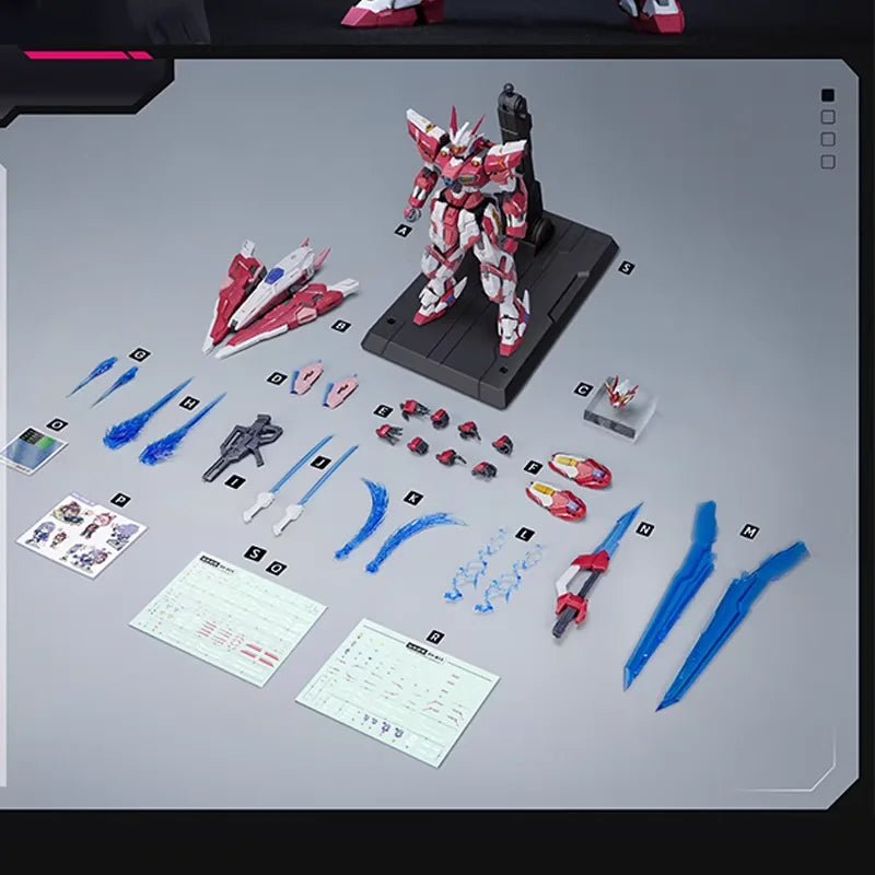 QianQiuShang 1/100 Alkaid Pink II XH-B01A Assembly Mecha Model Kit Action Figures With Display Stand Collectible Toy Decor Gift