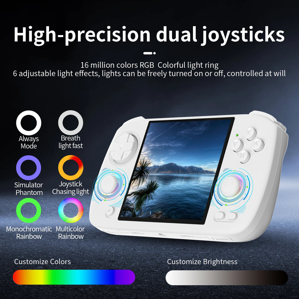 ANBERNIC RG CubeXX portable Handheld Games Console 3.95 Inch IPS Screen Linux System 5G WiFi BT RGB Joystick Lighting PSP game