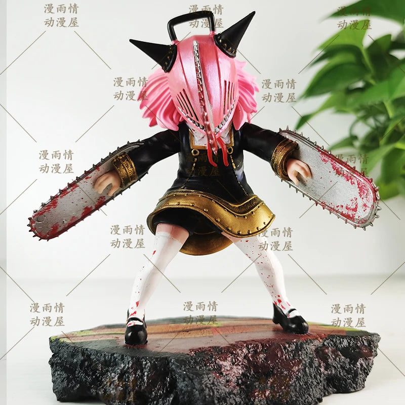 Reaper Anya Forger Chainsaw Man Garage Kit 2D Animation Collectible Action Figure Model Play Statue GK for Desktop Ornaments