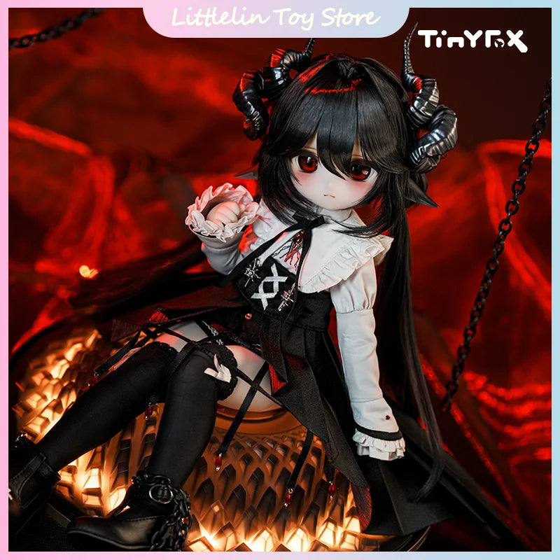Official Tinyfox Dark God Grafa Mjd 1/6 Scale Articulated Doll Anniversary Style Full Set 2d Collect Model Girl'S Birthday Gift