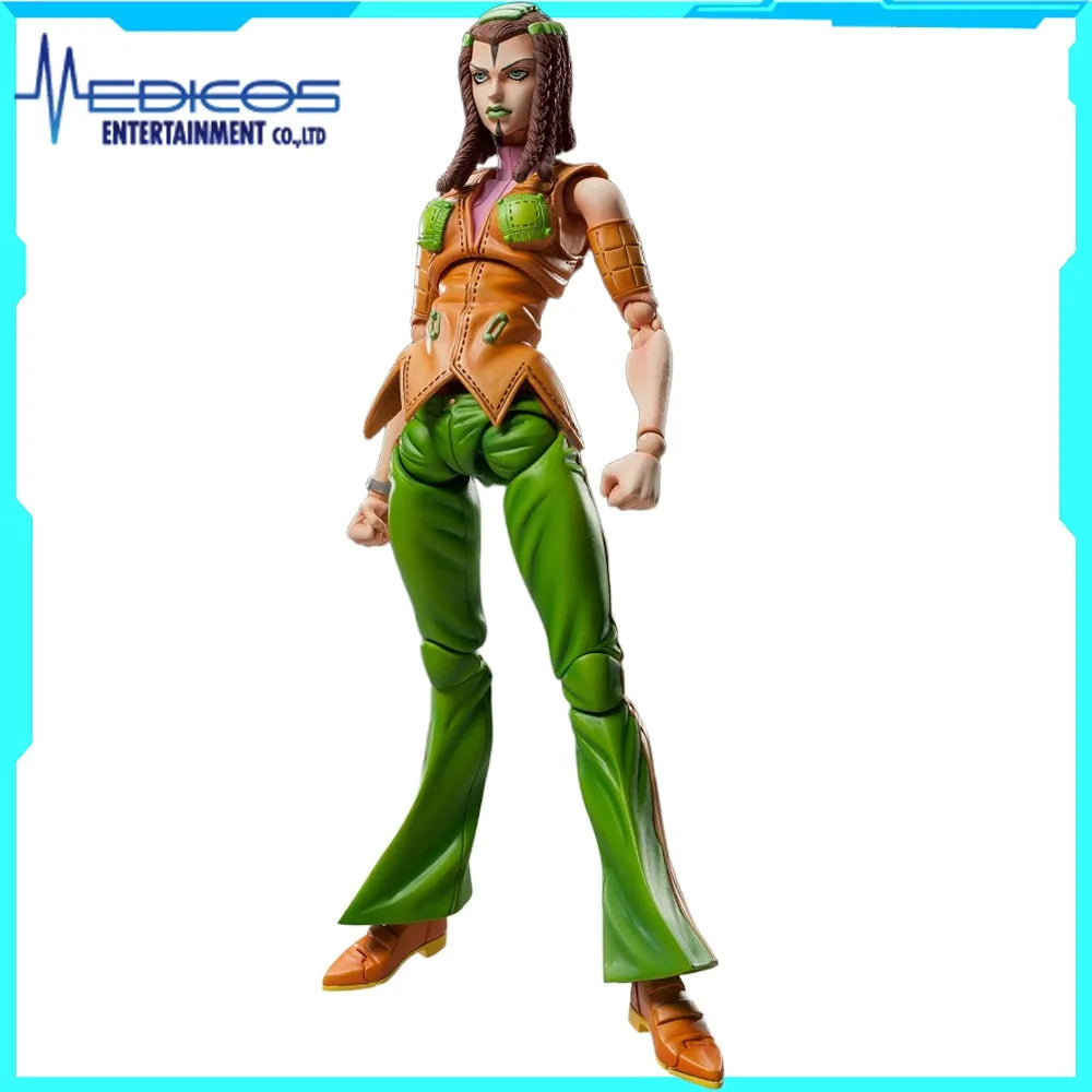 100% Original in Stock Action Figur Medicos Entertainment Jojo No Kimyou Na Bouken Ermes Costello Anime Character Action Figure