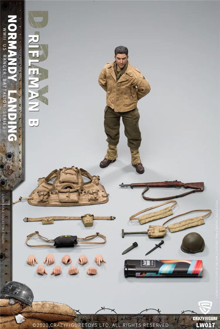 [Shipping Quickly] High Quality 1/12 Male Warrior Crazy Figure LW011-018 Full Set 6inch Action Figure Model Toys Collectible