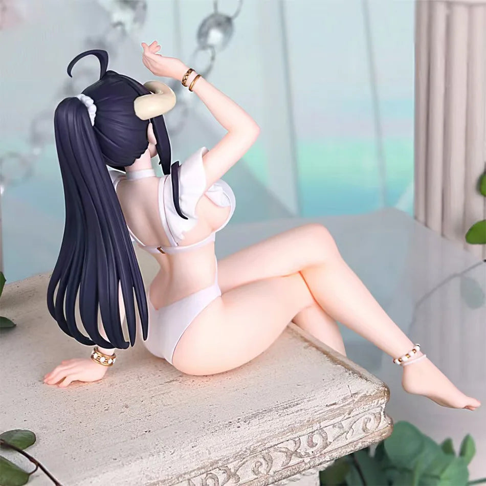 furyu noodles cork overlord albedo sexy anime girl figure overlord albedo swimsuit action figure adult model doll toys