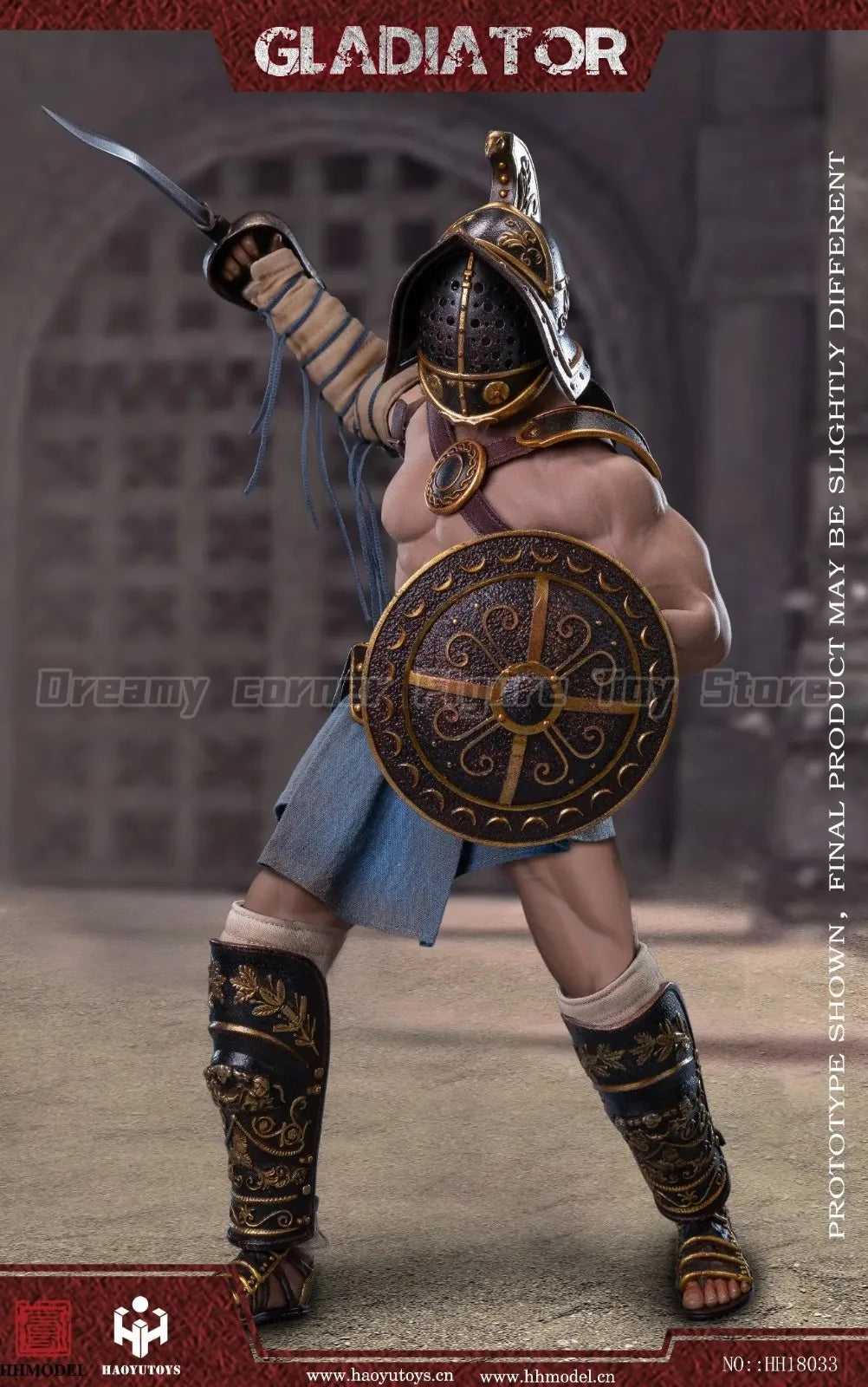 【In Stock】HHMODEL HAOYUTOYS Imperial Legion HH18033 Hunting Ground Fighter Hoplomachus 1/6 Action Figure Collection