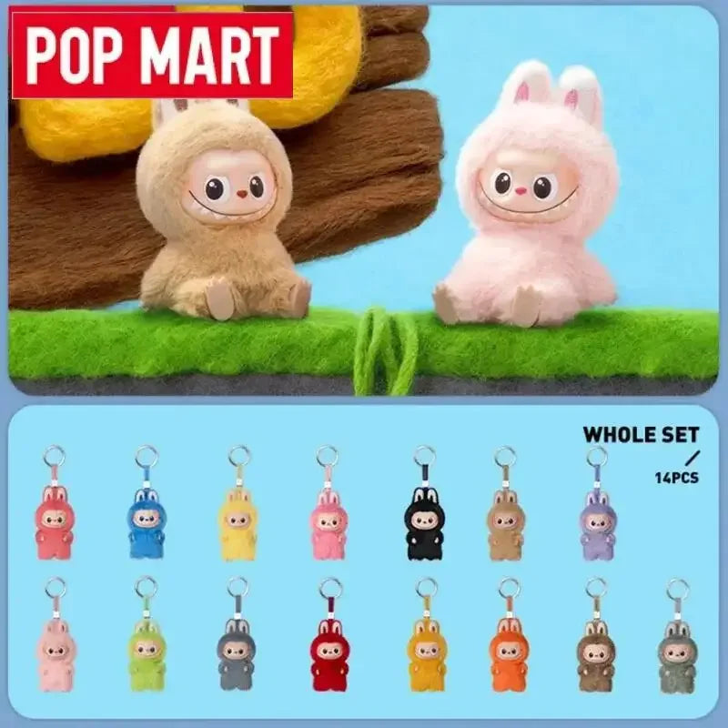 POP MART Labubu The Monsters Pin for Love Series Винилова плюшена висулка Истинска кутия за сляпо играчка за настолна украса Аниме фигурка