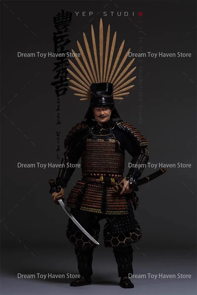 YEP STUDIO NO.0009 1/12 Scale Men Soldier Taikou Toyotomi Hideyoshi Full Set 6Inch Action Figure Model Collection Toys