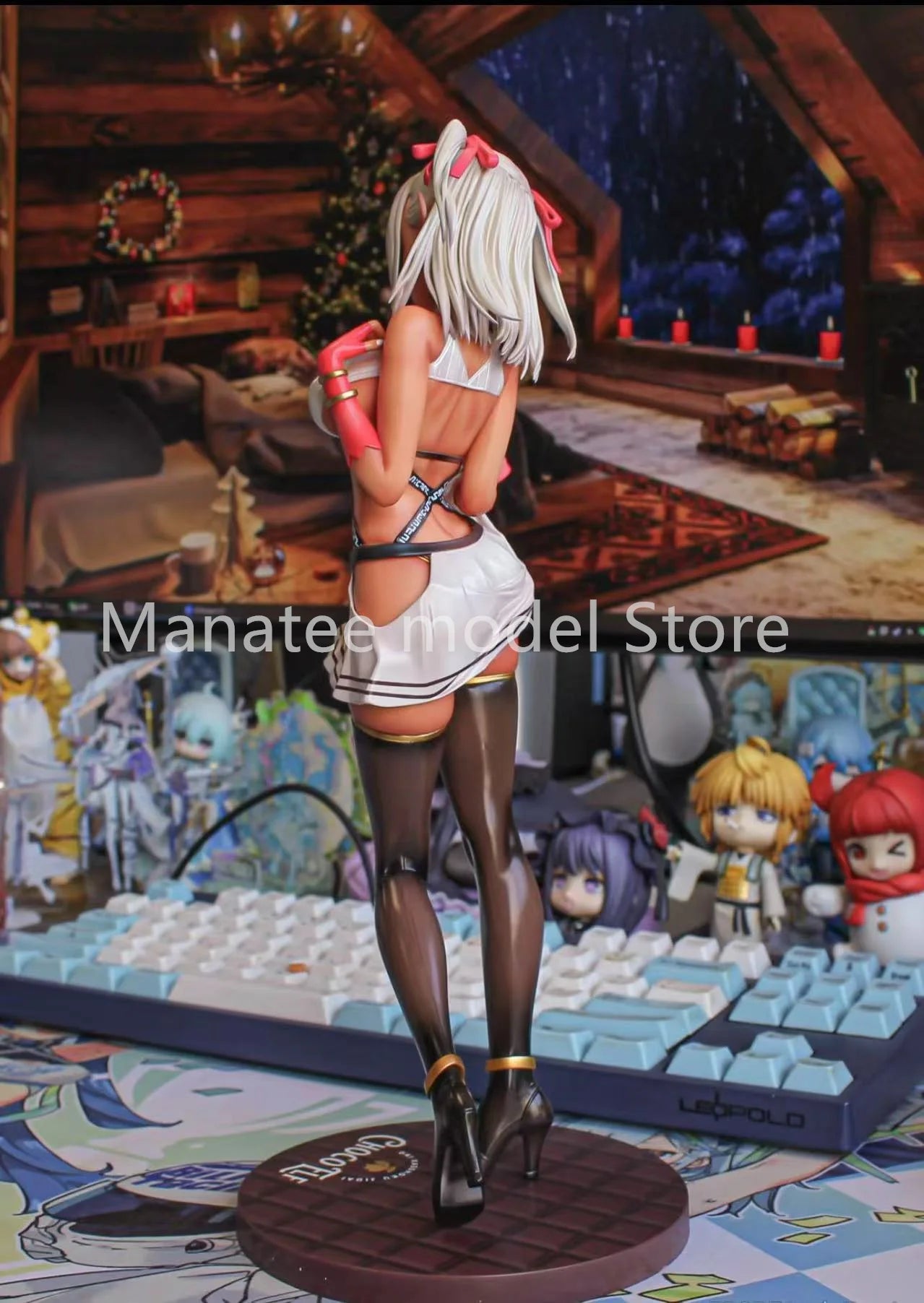 AmiAmi x AMAKUNI Original DAI KASSHOKU JIDAI ChocoElf 1/6 PVC Action Figure Anime Model Toys Gift