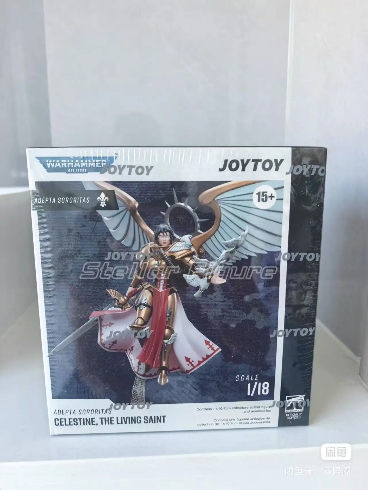 【SF】JOYTOY Warhammer 40K 1/18 Action Figure Adepta SororitasCelestine The Living Saint Model Toys Gifts Collection Ornaments