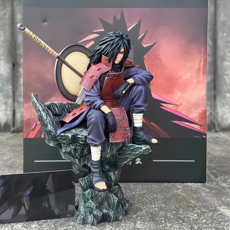 29cm NARUTO Uchiha Madara Action Figures Naruto Figures PVC Anime Collection Model Peripheral Toys Birthday for Children Gifts