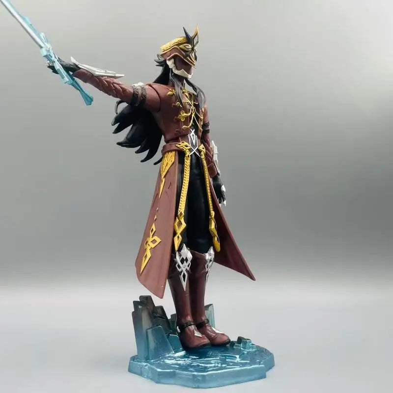 Game Genshin Impact Capitano Action Figures PVC Model Peripheral Collection Desktop Ornament Decoration Doll Toy Children Gift