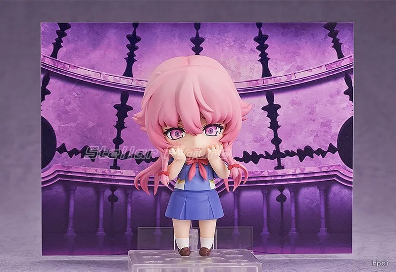 【SF】In Stock GSC Nendoron 2316 Future Diary Yuno Gasai Figures Model Collection Gift