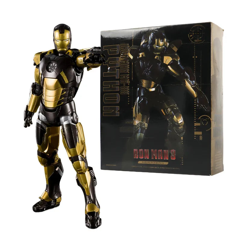 In Stock Iron Man MK20 Python Action Figure Model Collectible Toys Gift for Children