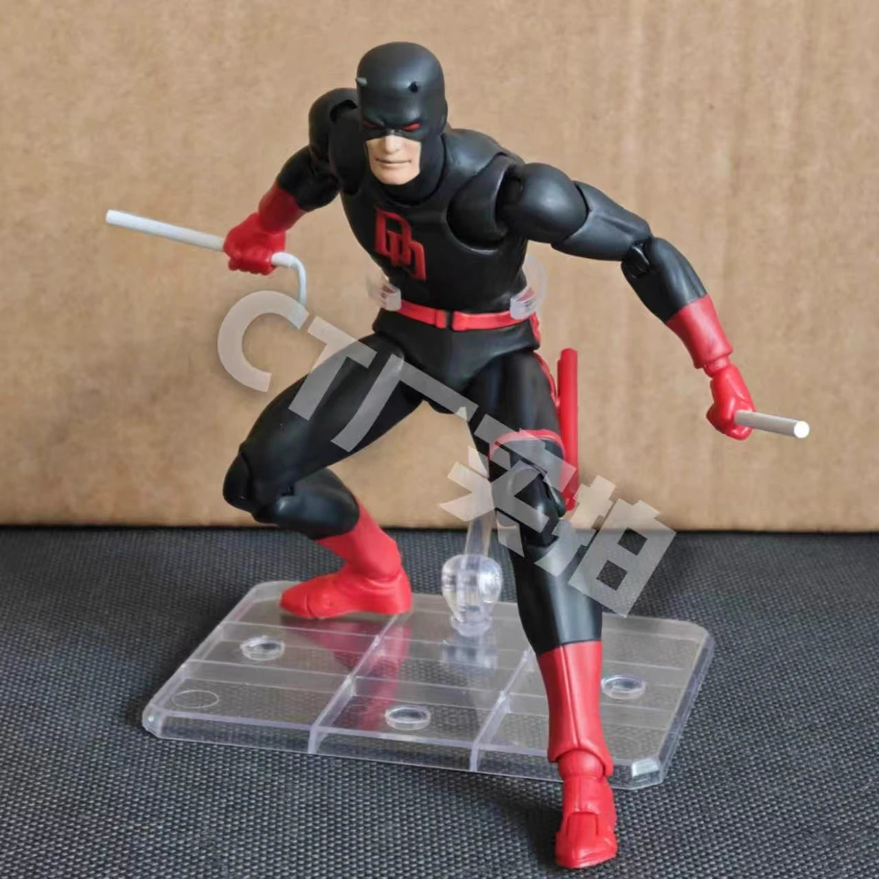 HOT 2025 Ct Toys Daredevil Black Red Mafex 223 Figure Comic Version SHF Anime Action Figure Figurine Statue Model Gifts Kids Toy