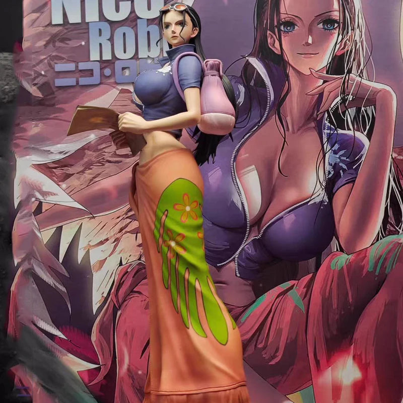 One Piece Actionfiguren Nico·Robin Anime Figur Statue Spielzeug Figur PVC Sammlung Modell Raumdekoration Spielzeug Geburtstagsgeschenk