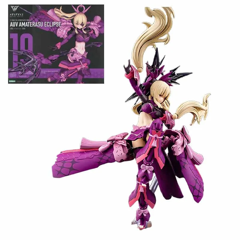 KOTOBUKIYA Original MEGAMI DEVICE AUV AME NO UZUME SUNSHINE AUV AMATERASU ECLIPSEAnime Action Figure Assembly Model Toys