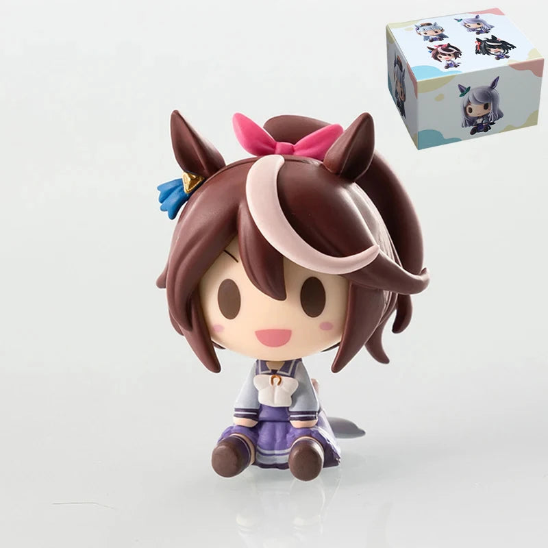 #2665 Umamusume Pretty Derby Mihono Bourbon Anime Figure Gold Ship/Tokai Teio/Matikanetannhauser Action Figure Model Doll Toys