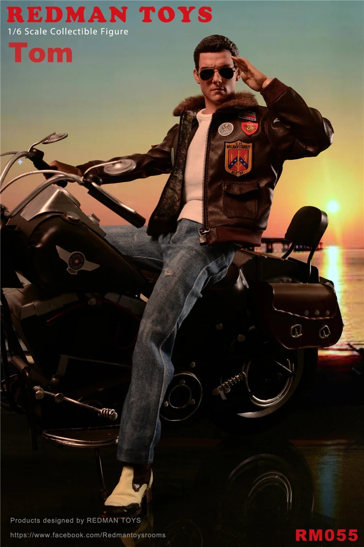 REDMAN TOYS RM055 1/6 Male Soldier Tom Cruise Full Set 12'' Action Figure Model In Stock For Fans Collection