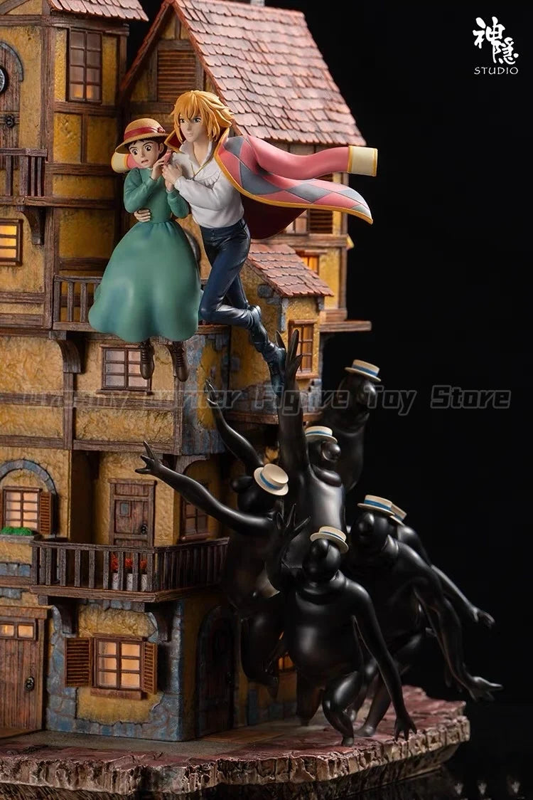 【Pre-sale】Shenyin Studio Silhouette Moment Series Encounter in The Air Hauru No Ugoku Shiro Figure Collection Ornaments Model