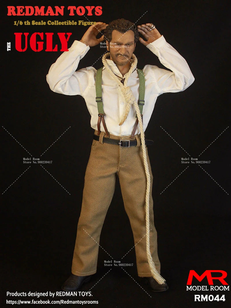 REDMAN TOYS RM042 RM043 RM044 1/6 The Western Cowboy GOOD BAD UGLY Action Figure 12'' Male Soldier Figure Collectible Model Toy