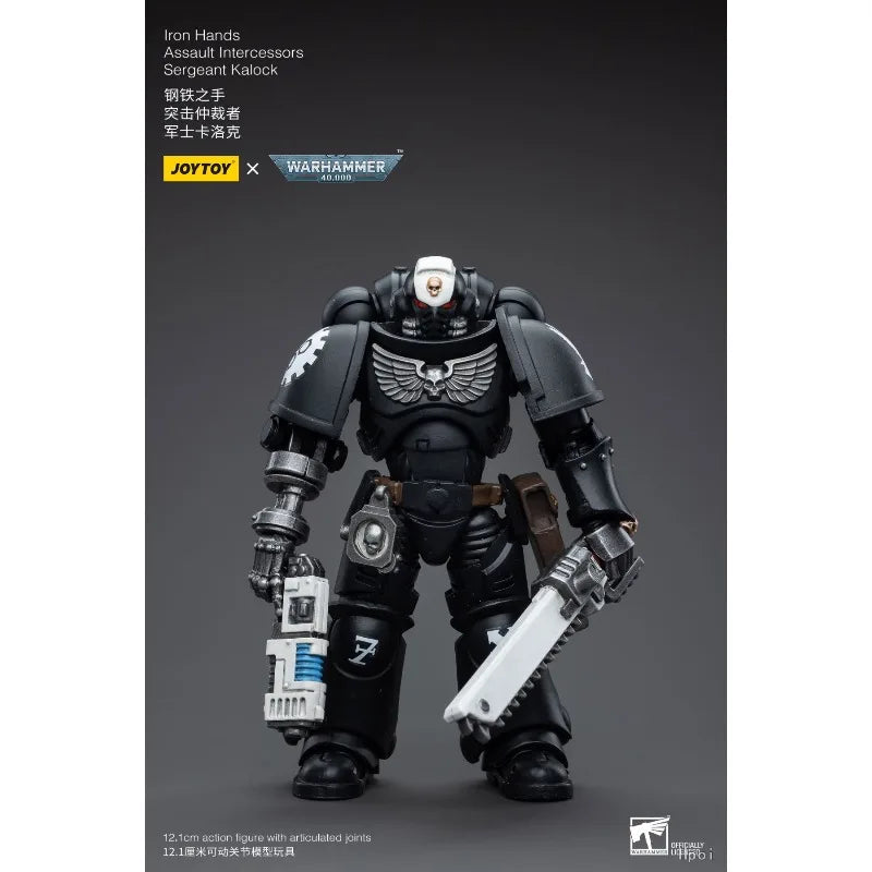 [In Stock] JOYTOY Original 40K1/18 Mobile Doll Warhammer 40000 Dark Crow Guard Arbitrator Mobile Joint Model Toy Gift Collection
