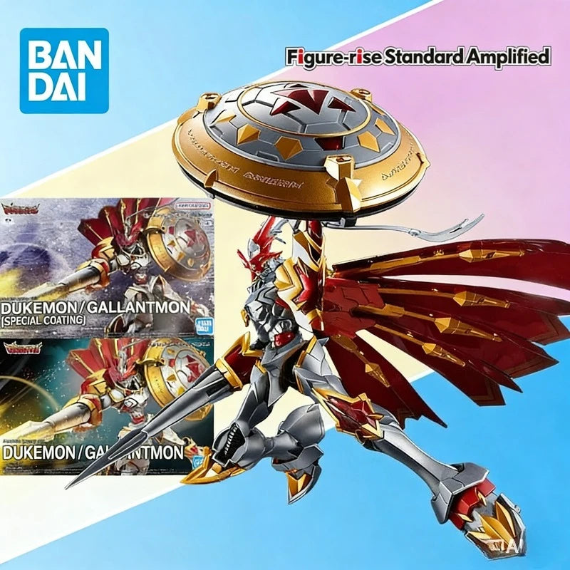 BANDAI Original Figure-rise Standard Amplified Digimon Dukemon Gallantmon Special Coating Collectible Assembly Model Kit