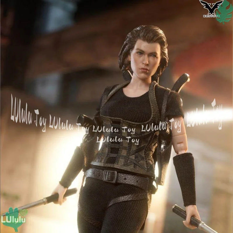 In Stock Brotoys Action Figure 1/12 Scale Articulated Alice Resident Evil Collectible Model Lr003 Lr004 For Adult Collectors Toy