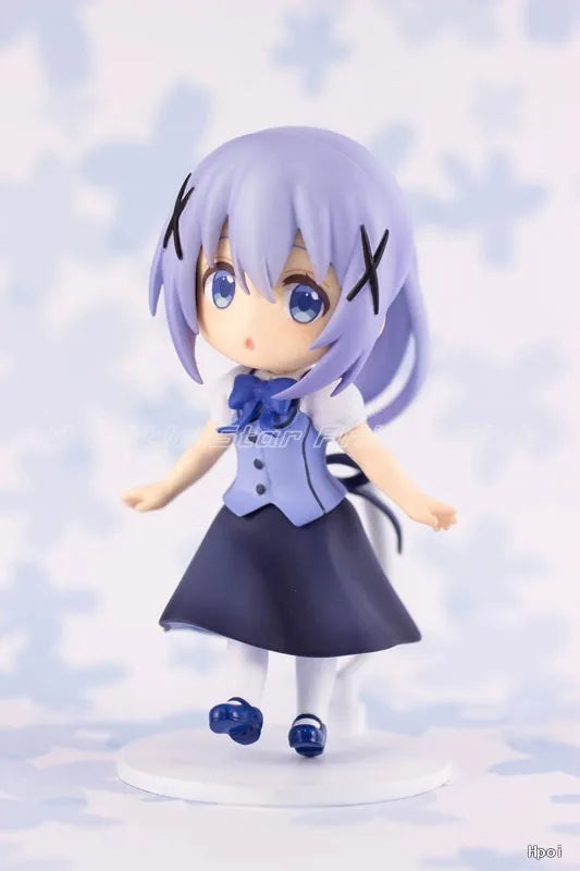 In Stock Original PLUM Is The Order A Rabbit? BLOOM 5-person Mini Figure Series Animation Figure Model Collection Toys