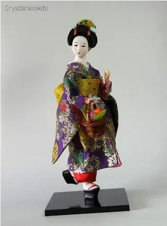 30cm Statuette Ethnic Japanese Geisha Dolls Kimono Dolls Belle Girl Lady Collection Home Decoration Miniature Figurines