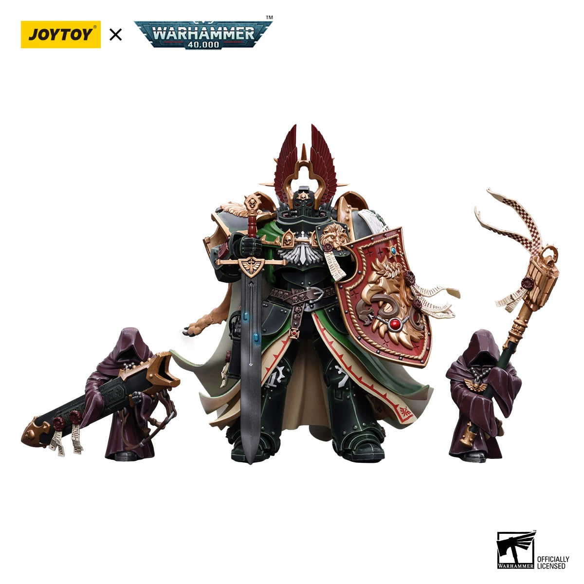 JOYTOY 1/18 Action Figure Warhammer 40K Dark Angels Primarch Lion El‘Jonson Anime figures Toys Model