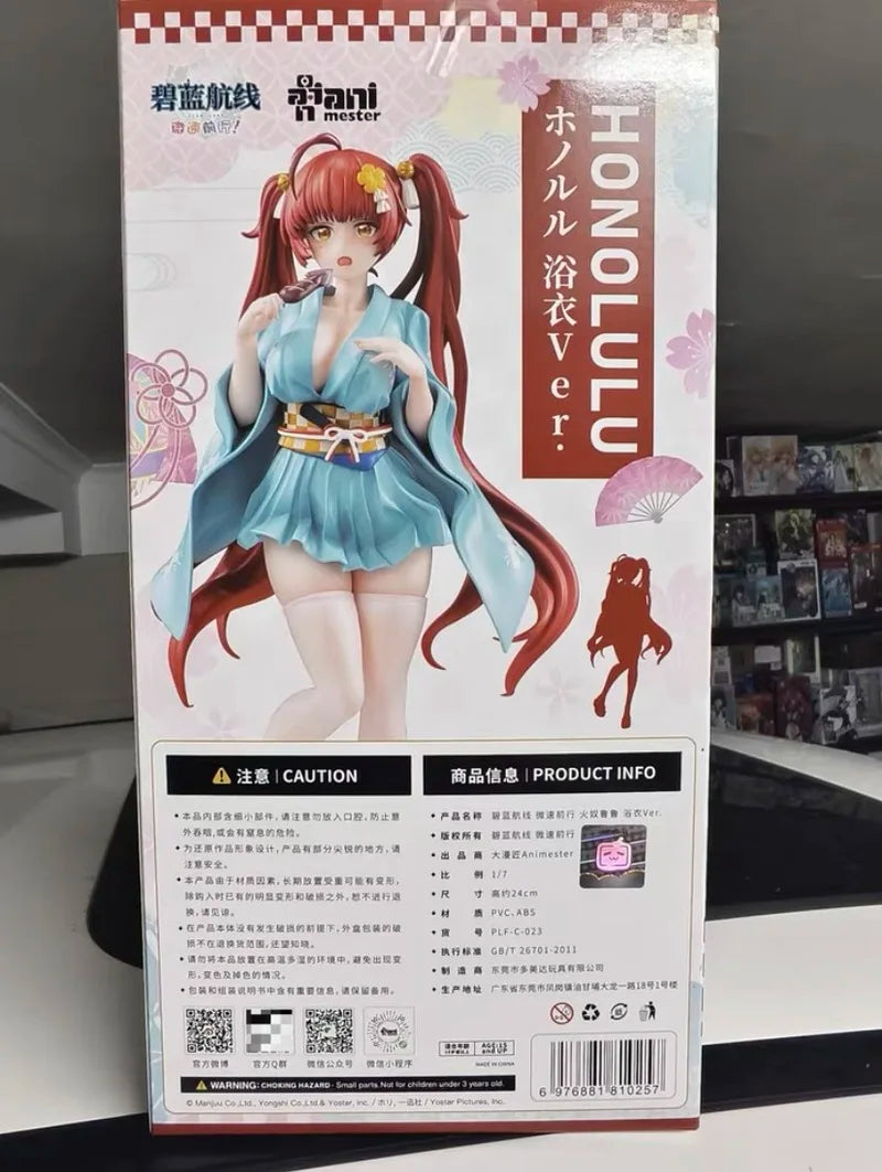 AniMester In Stock Azur Lane Honolulu 1/7 Scale Anime Figure Officially Licensed Collectible Statue Desktop Display