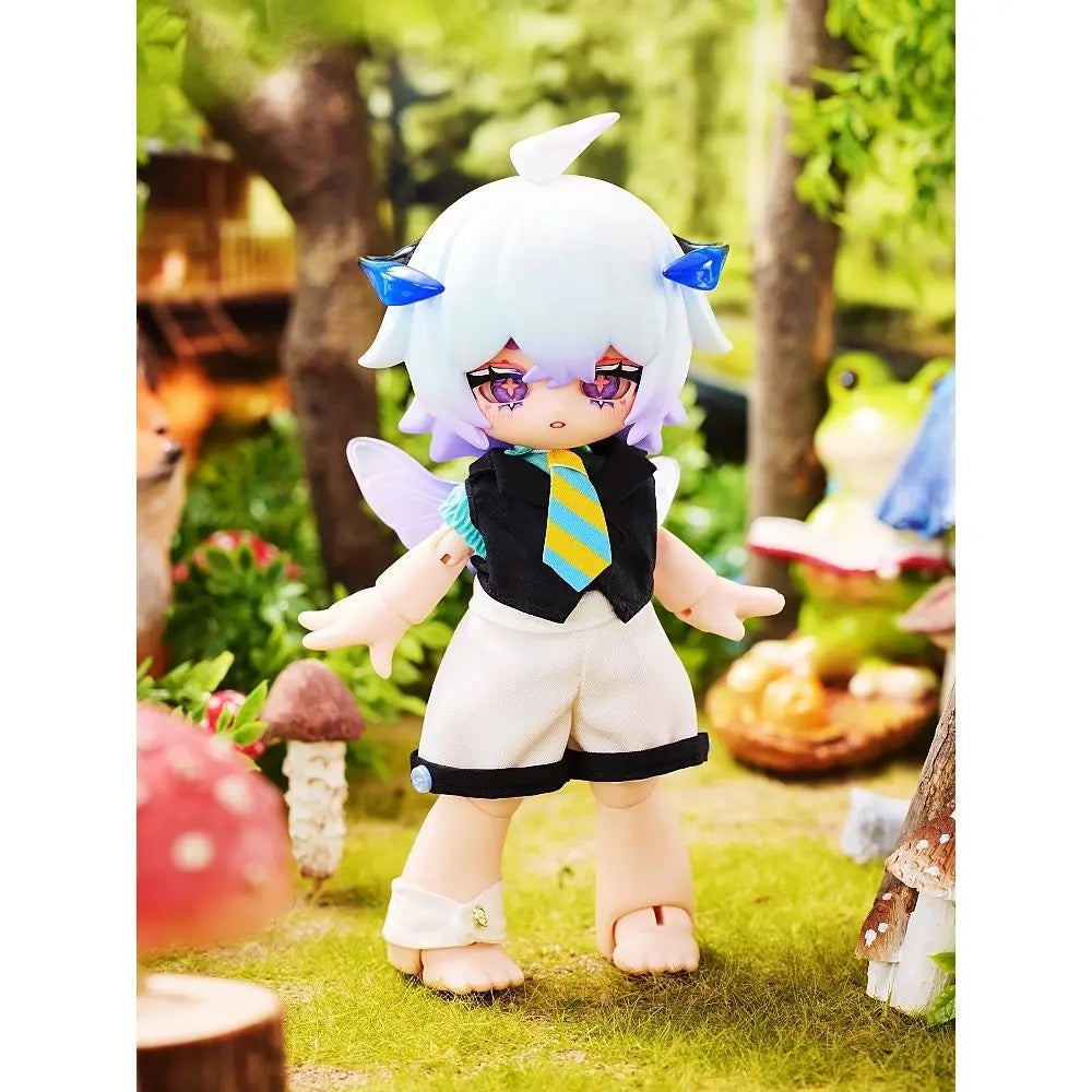 Genuine Kukaka Insect Cafe Series 12 Points Bjd Blind Box Action Figure Trendy Model Toy Kawaii Room Decor Birthday Gift