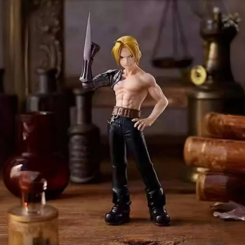 Hot Sale Original Gsc Pop Up Parade Fullmetal Alchemist Fa Roy Mustang Riza Hawkeye Anime Figure Collection Model Gifts